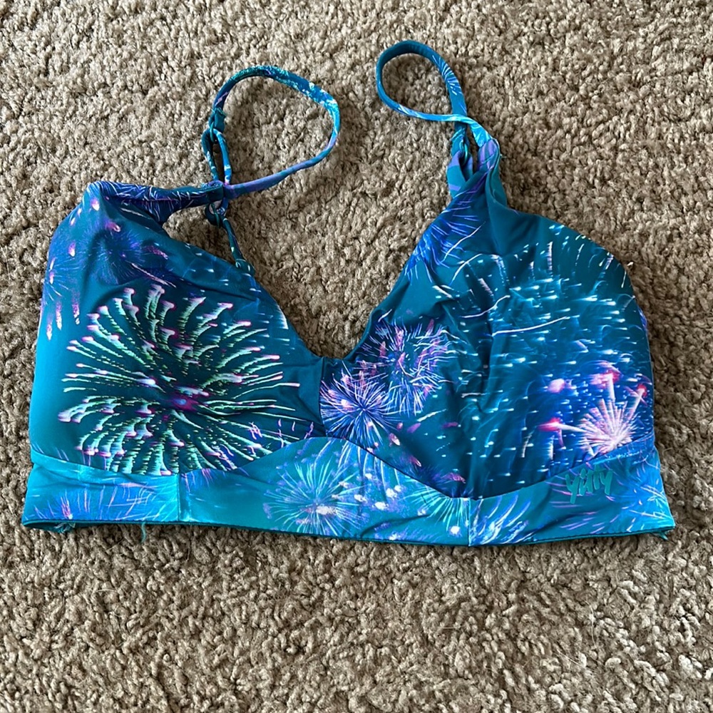 Yitty bralette with padding blue size medium